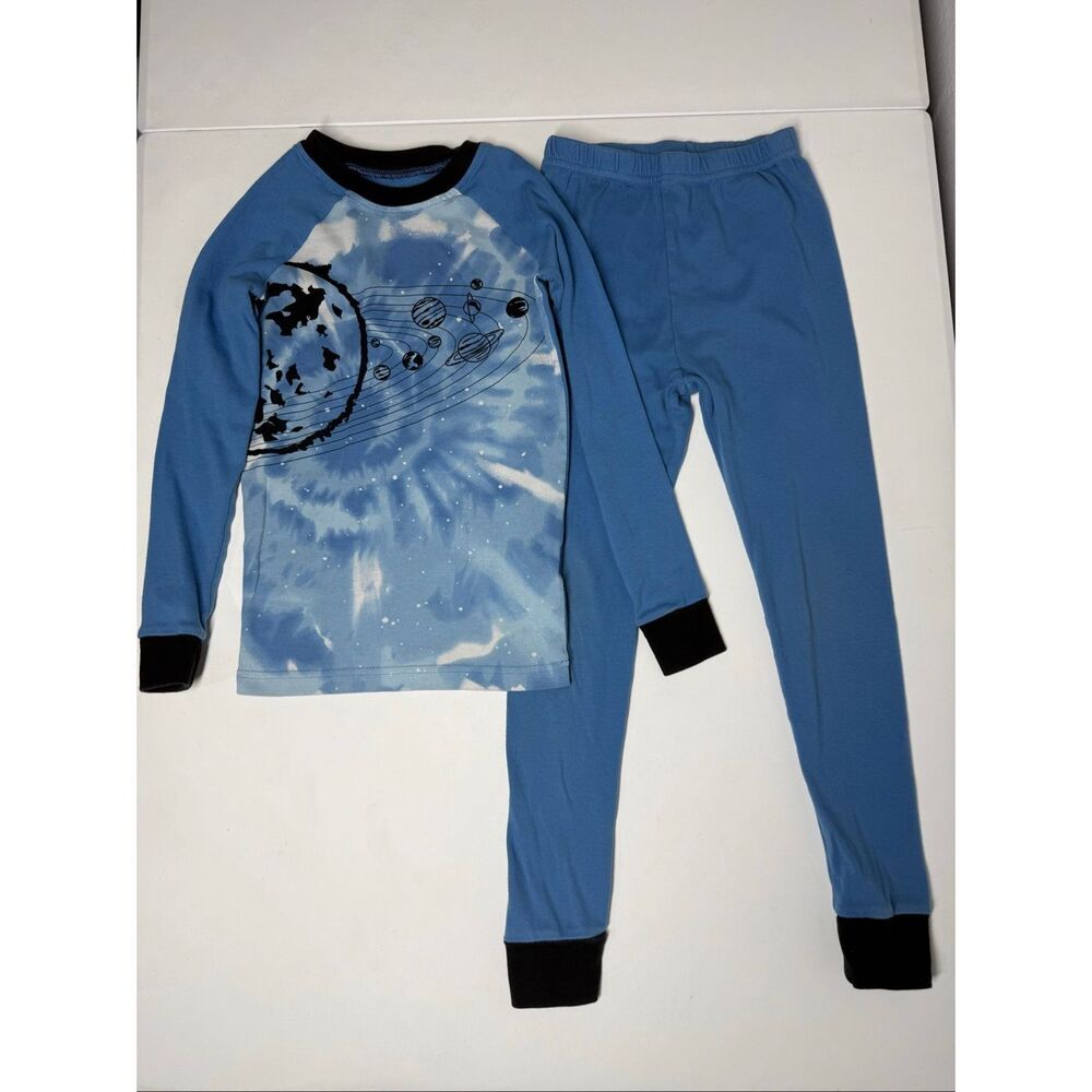 Kirkland Signature Boys Pajamas Set Cotton Size 10 Blue